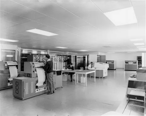 CERN computing facility – CDC 6600