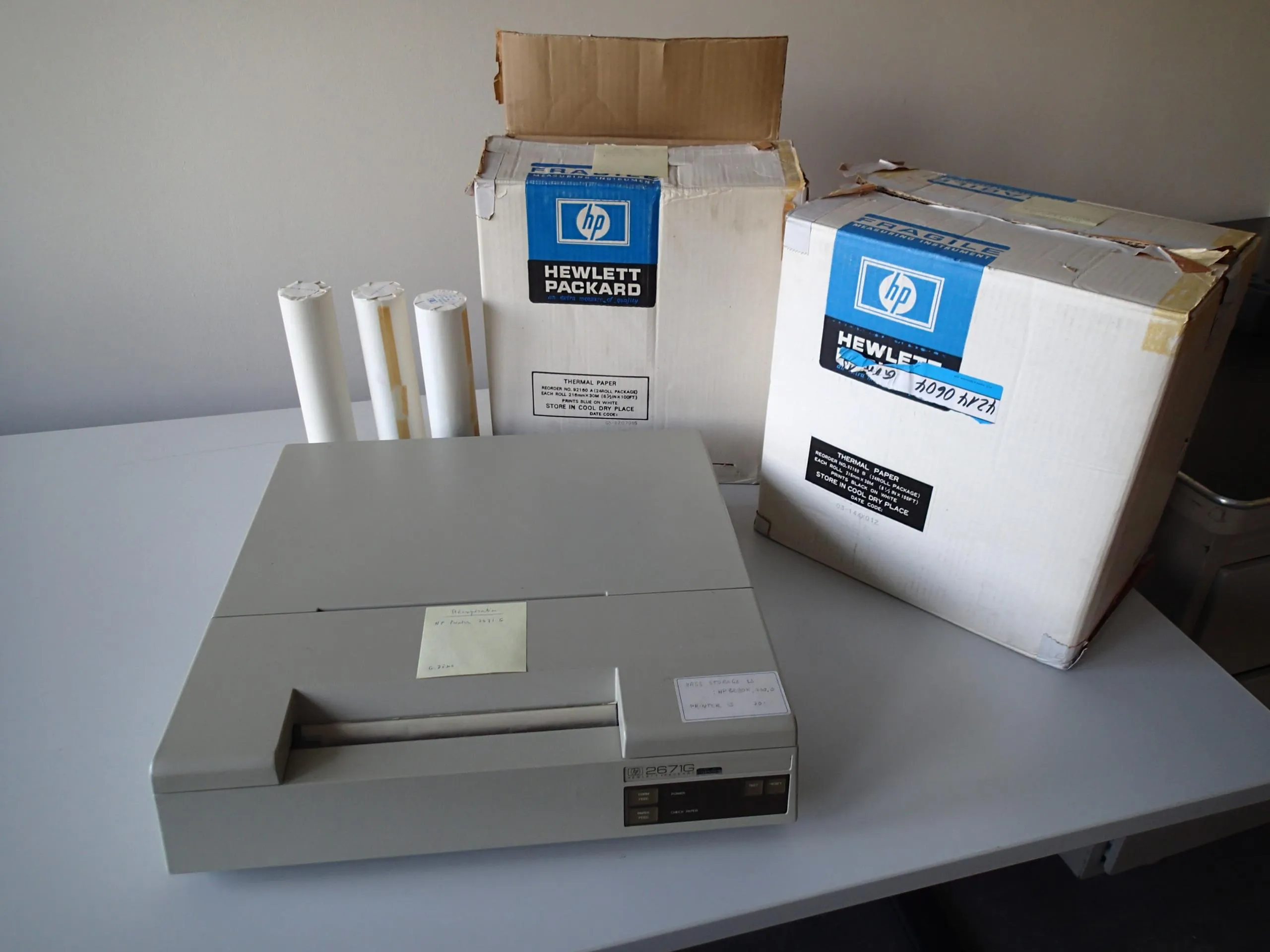 HP 2671G printer & thermal paper supplies